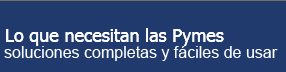Lo que necesitan las pymes, Soluciones completas y fáciles de usar